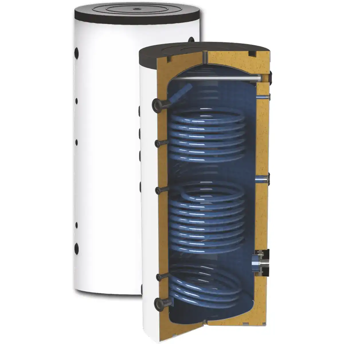 Емайлиран Болйер с две серпентини - SON-EF 160L