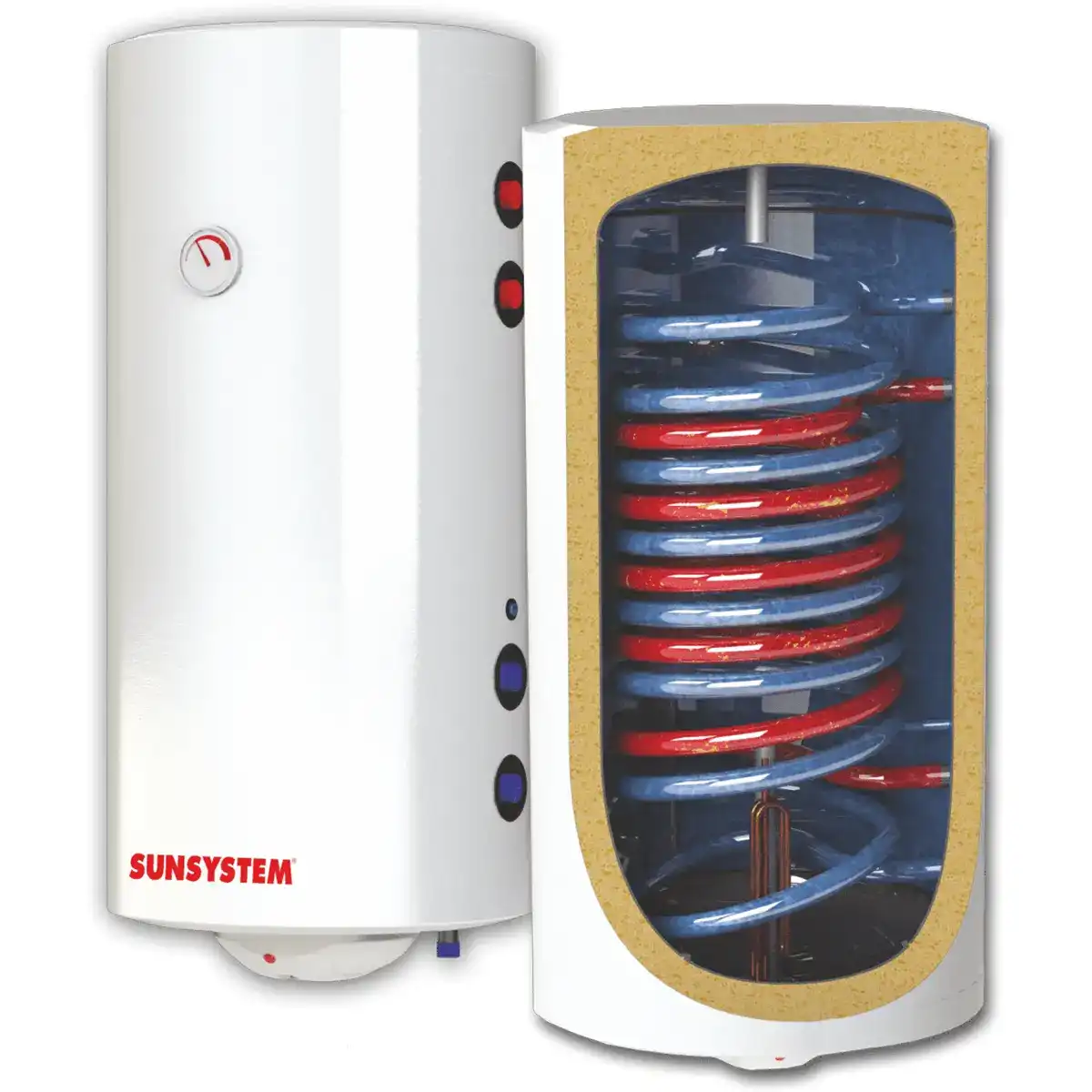 Емайлиран битов бойлер BB NL PRL - 150L - вертикален монтаж