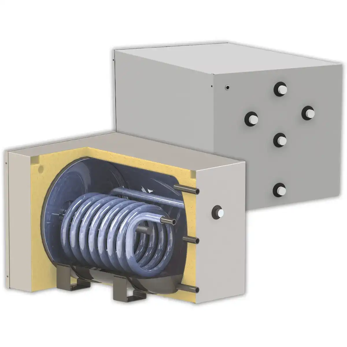 Емайлиран подов бойлер BB Q/S1 EXT 120L хоризонтален